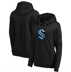 Seattle Kraken Hoodie Women's Plus Size 1X XL Black New